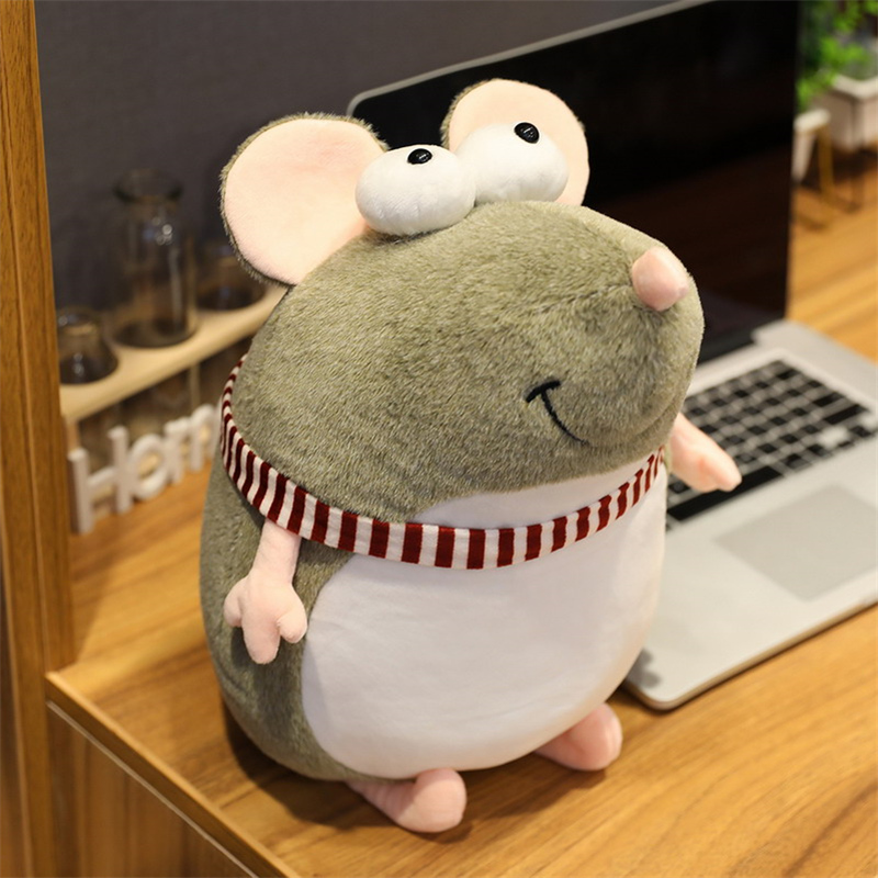 

20cm kawaii Plush Big Eyes Mouse Toy Stuffed Animal Doll Baby Kids Children Birthday Gift Shop Home Decor Peluche Mascots LA213, As picture