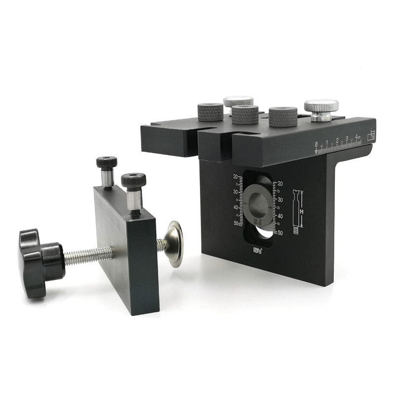 

3 in 1 Woodworking Doweling Jig Kit With Positioning Clip Adjustable Drilling Guide Puncher Locator Carpentry Tools