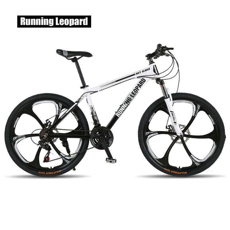 

Bikes Running Leopard Mountain Bike 26-inch Steel 21-speed Double Disc Brakes Variable Speed Road Racing