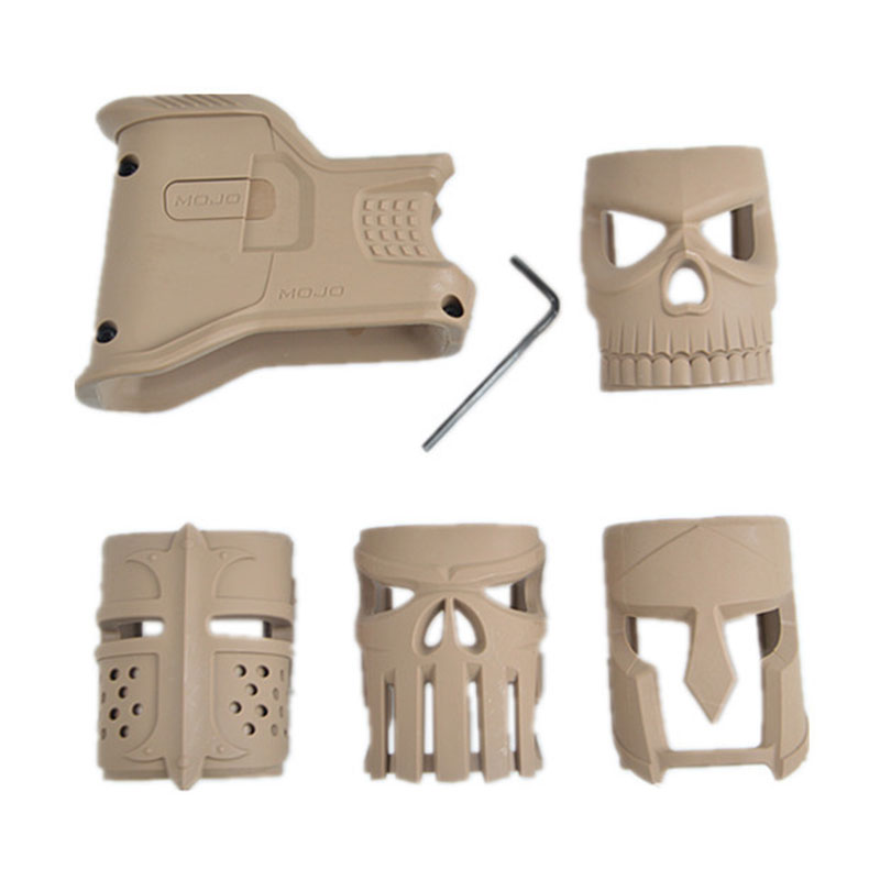 

4pcs Mojo Mag Well Grip For AEG M4 M16 AR15 Series Airsoft Accessories balck and sand