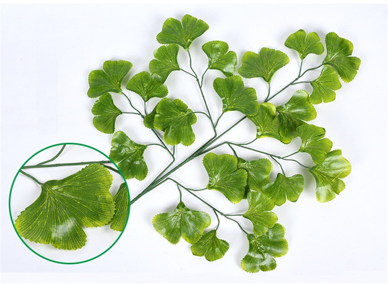 2021 Artificial Ginkgo Biloba Fake Ginkgo Biloba Festival Photo Props