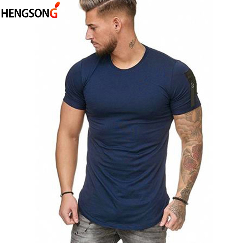 

Men Running T-shirt O Neck Short Sleeve Summer Sports Shirt Man 2020 New Fitness Shirt Male Men Sports T-shirt Jerseys, Black