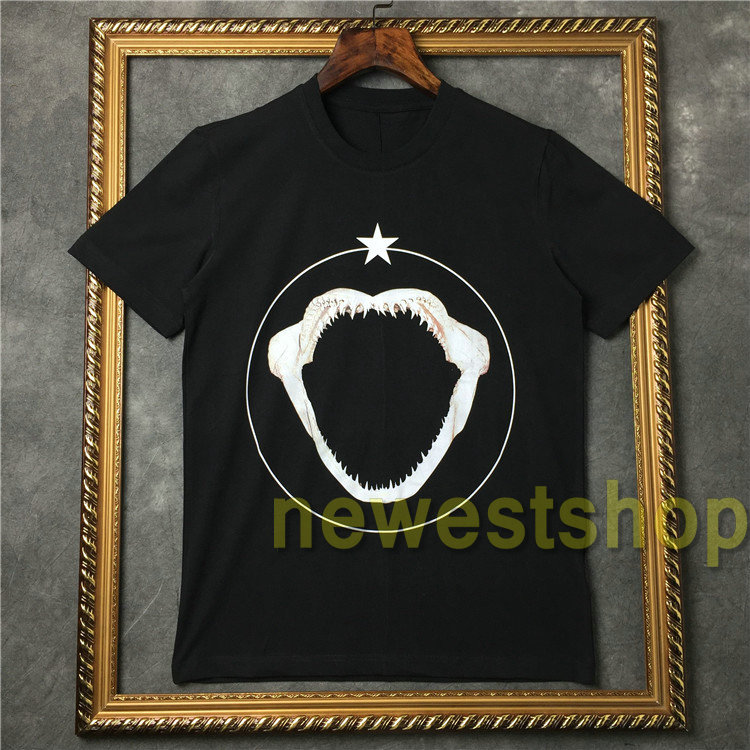 

Europe men Rottweiler animal 3D print tshirts Designer t shirt Summer clothing cotton star printing t-shirt womens tops tee, Black