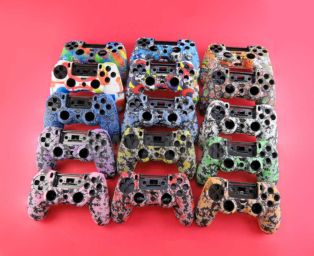 

Silicone Protective Skin Cover Case For Ps4 Controller Sony Playstation 4 For Ps4 Slim Pro Controllers 4 Gamepad Joystick