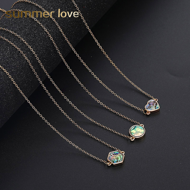 Mujer Nuevo CZ Circonia Azul Claro Enchapado En Oro Amarillo 24K 18mm collar del encanto del corazón