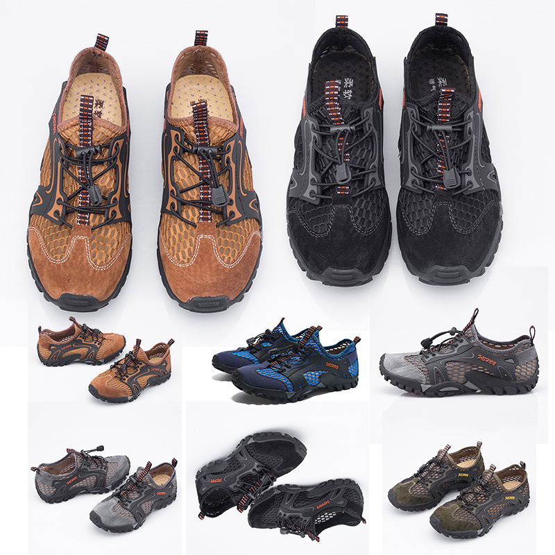 

luxury designer women men creek shoes triple brown grey blue black breathable waterproof wear-resistant trainer sports sneakers 38-45, B3