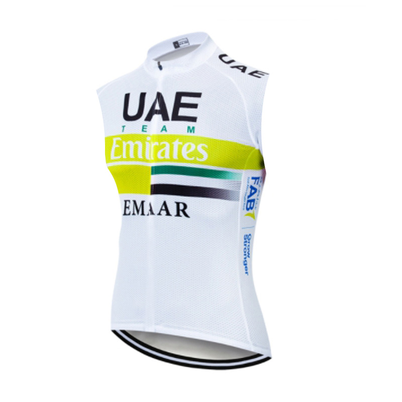 

2020 New Team Cycling Jersey summer breathable sleeveless MTB bike shirt quick dry Men road bicycle outfits Sportswear Y092603, Only jersey 01