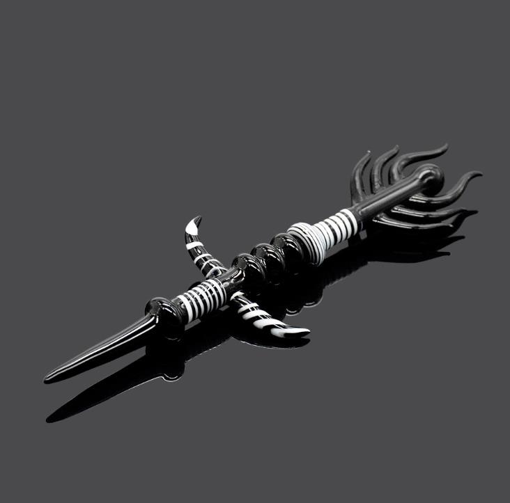 

Creative Glass Pipe, Glass Pipe, Smoke Nozzle, Metal Pipe, Colour Spoon