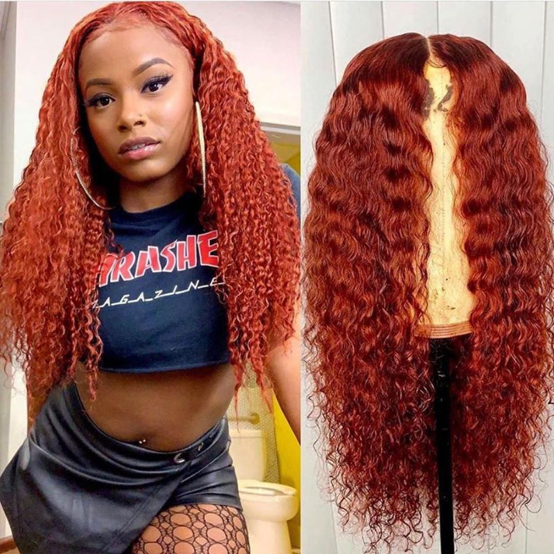 

Bestsojoy Ginger Orange Human Hair Wig Lace Front Wig Colored Human Hair Wigs For Women Mongolian Remy Wigs