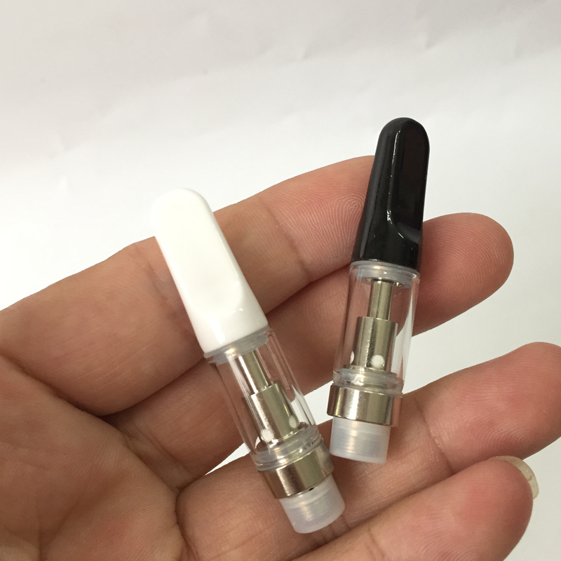 

Ceramic 510 Empty Cartridge TH105 TH205 0.5ml 1.0ml Pyrex Glass M6T Vaporizer 510 Atomizer Ceramic Coil A3 Tank For Preheating Battery
