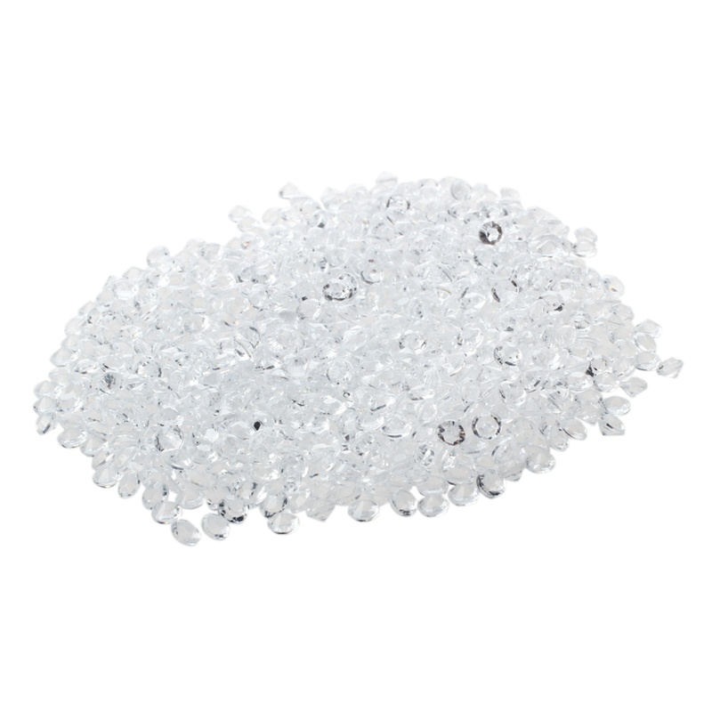 

Wedding Decoration Scatter Table Faux Diamond Acrylic (Clear