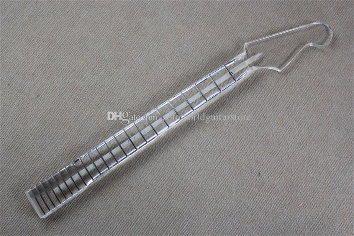

Factory Custom 6 Strings Acrylic Neck For Electric Guitar with 1 Truss Rod,Can be customized as request