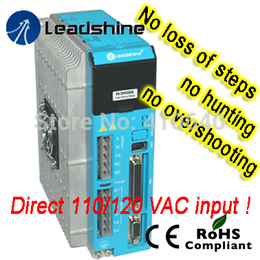 Free shipping Leadshine HBS1108 ES-DH1208 Easy Servo Drive Direct 110 or 120 AC Input 0.5 8.0A Load Based Output Current-image-463764346