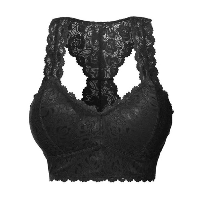 

Sexy Lace Black Openwork Lace Sexy Three-point Strap Underwear Bra Women's Underwear Intimates Clothing Accessories