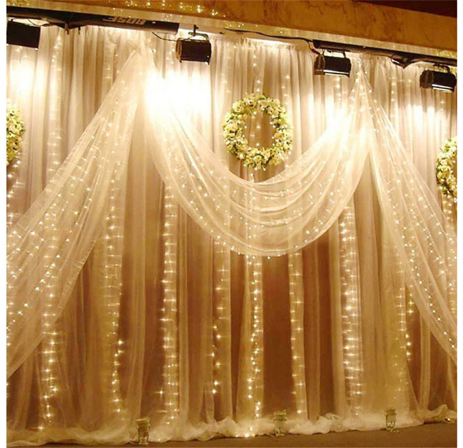 Led Curtain Fairy Lights Outdoor Indoor Use For Window Patio