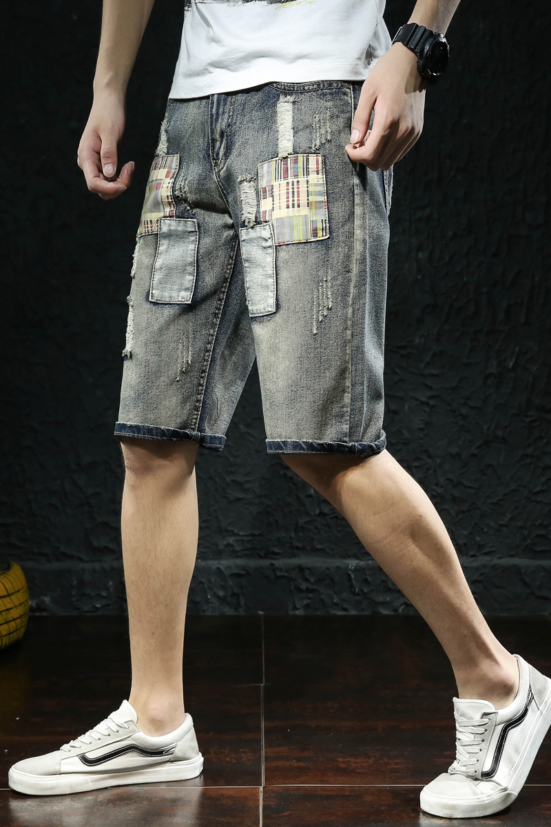 male hole retro jeans