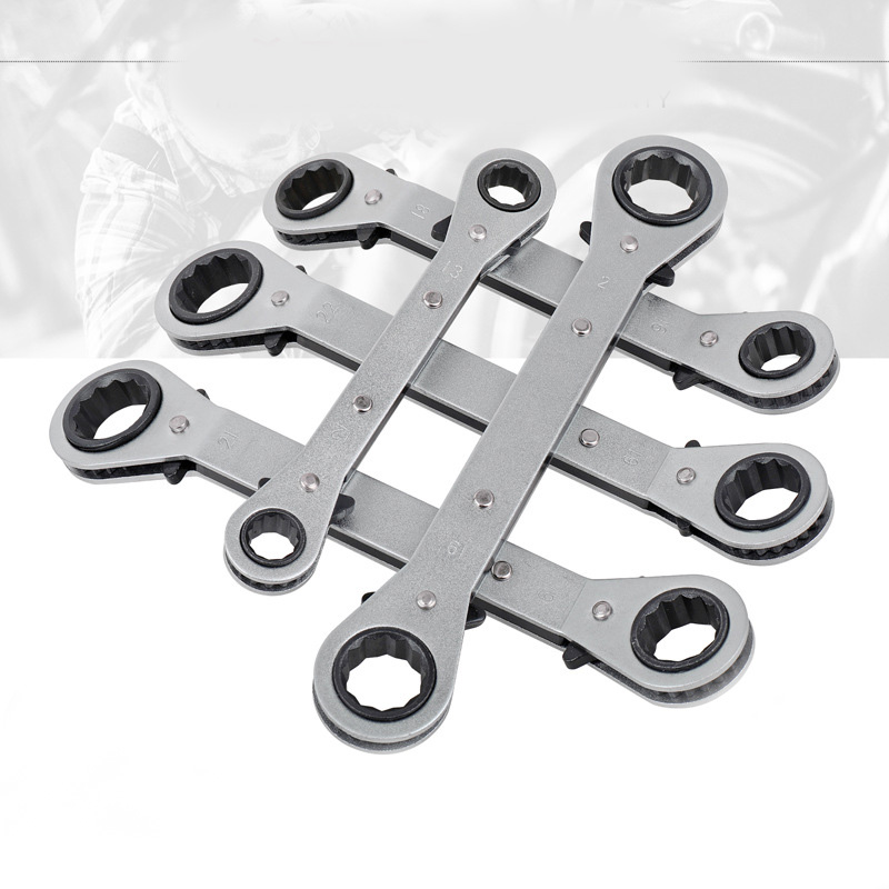 

Chrome Vanadium Ring Double Head Reversible Ratchet Wrench Ratcheting Wrenches TN88