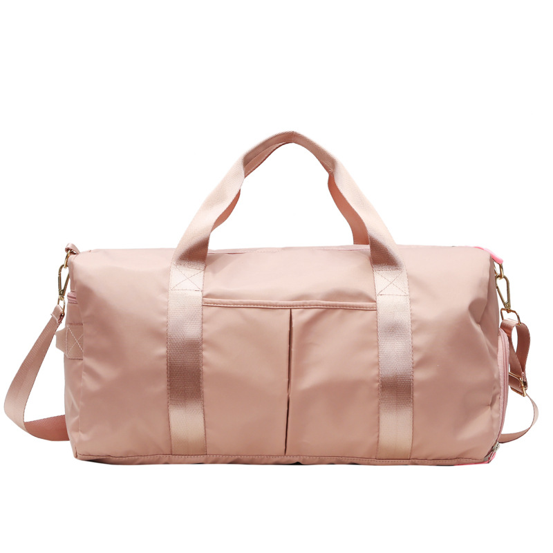 

Outdoor Waterproof Nylon Sports Gym Bags Women Shoes Compartment Sport Bags Men Training Fitness Bag Yoga Bolsa Sac De Sport, Black