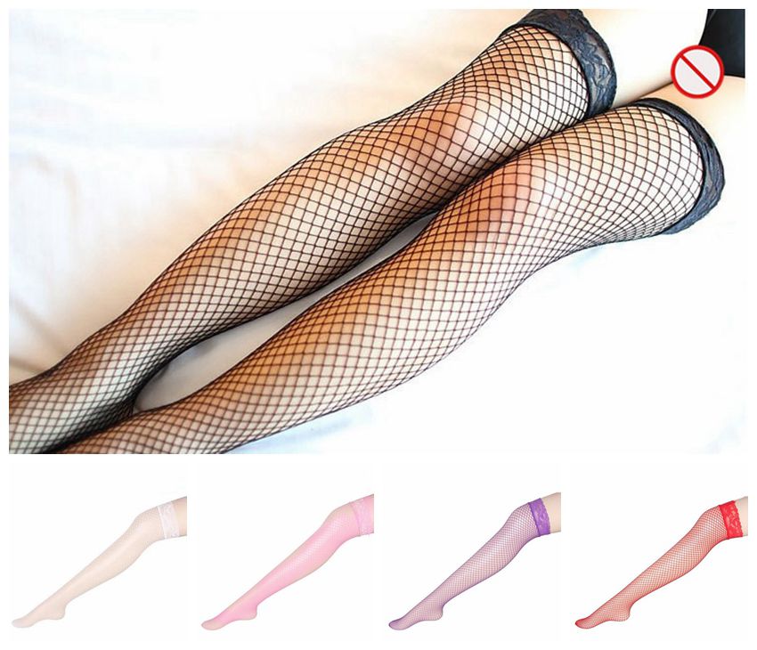 

Free shipping new sexy lingerie cosplay stockings pantyhose small mesh hollow seamless thin high-elastic black transparent fish female stock, Red a002