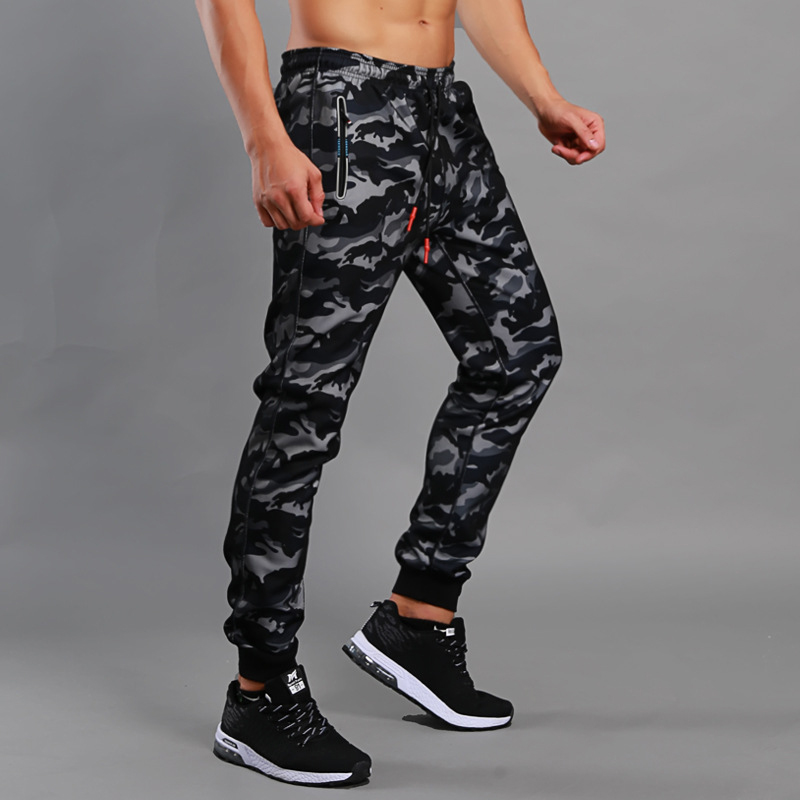 

Pants Running Mens Camouflage Loose Pencil Pant Gym Workout Bodybuilding Sportswear Jogging Male Boutique Harem Trousers Male, Blue