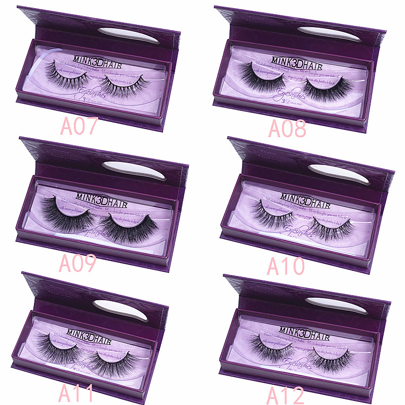 

3D Mink Eyelashes Natural Thinck Soft False Eyelashes Long 25mm Faux Mink Lashes Wispy Volume Fake Eye Lashes Natural Makeup