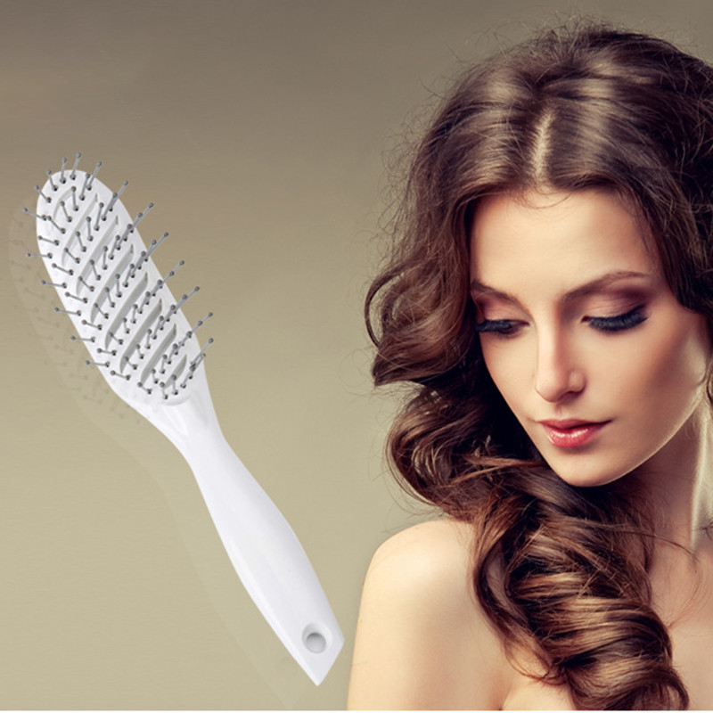 

Rakado 1PCS Hair Scalp Massage Comb Hairbrush Bristle Nylon Women Wet Curly Detangle Hair Brush Salon Hairdressing Styling Tools