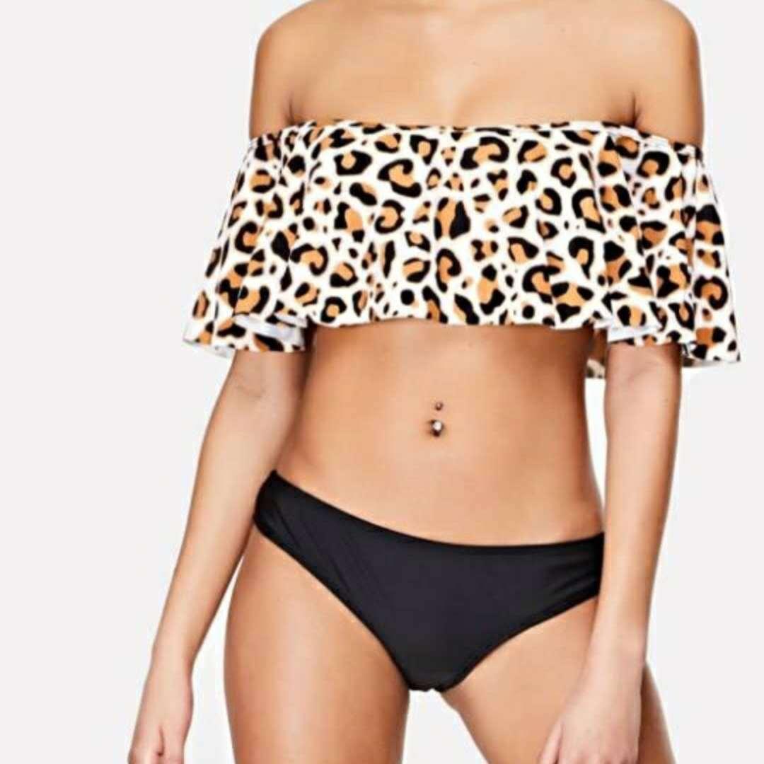 

2019 women swimsuit new european bikini shoulder shoulder bathing suit