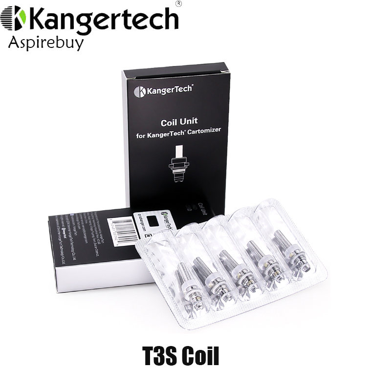 

Kanger MT3S T3S coil head Clearomizer Coil E cigarette Coil MT3S T3S Core T3S Replacement Part With Different Resisance