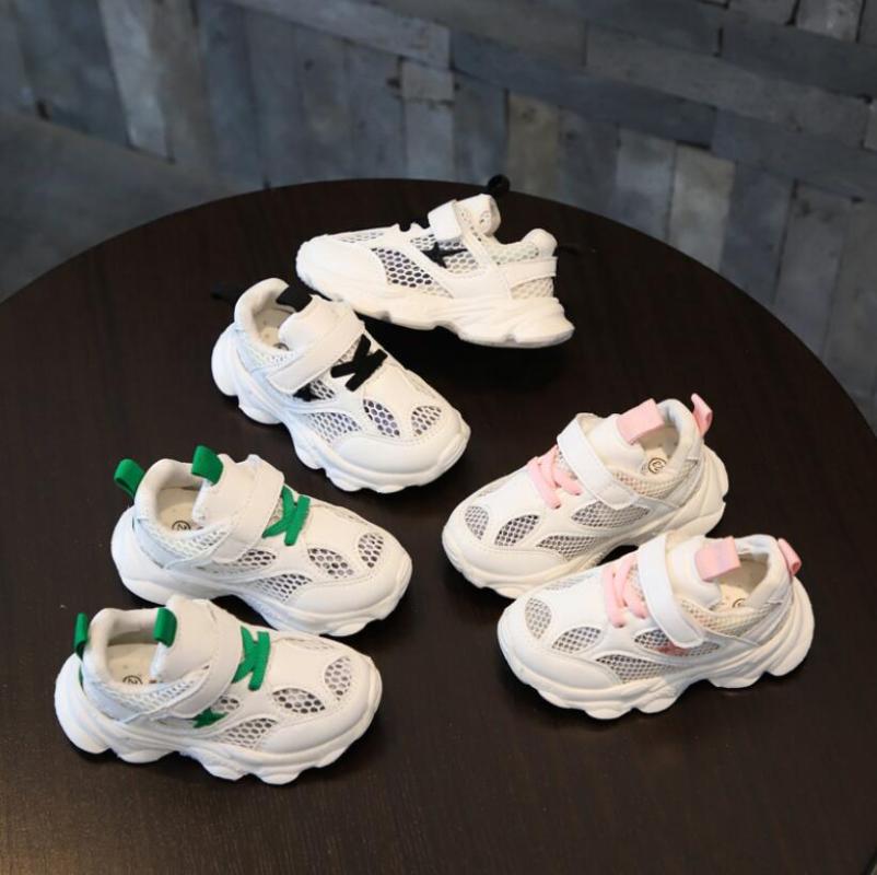 

Children Sports Shoes Boys Girls Spring Summer Casual Running Shoes Toddler Slip Patchwork Breathable Sneakers kids Sandals, Green