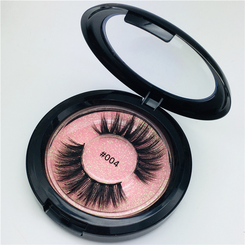 

10styles 3d Mink eyelash False Eyelashes Natural Long Fake Eyelash Extension Thick Cross Faux Eye Makeup with round Box