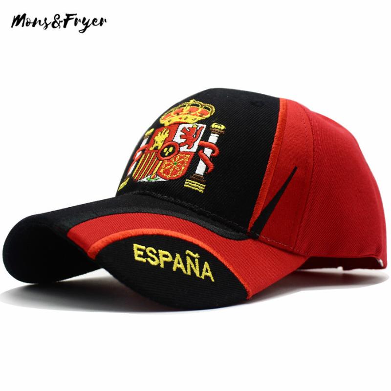 

2020 Hat Spain Espana Country Flag Baseball Cap Hats Men Female Casual Sport Adjustable Caps Embroidered Spanish Gift, B design white