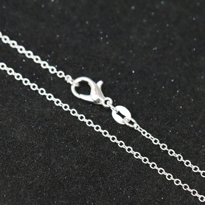 

2mm Link Chains 925 Sterling Silver Jewelry Fashion Women Man Men DIY Rolo O Chain Necklace Fit Pendant with Lobster Clasps 18 24-30Inches
