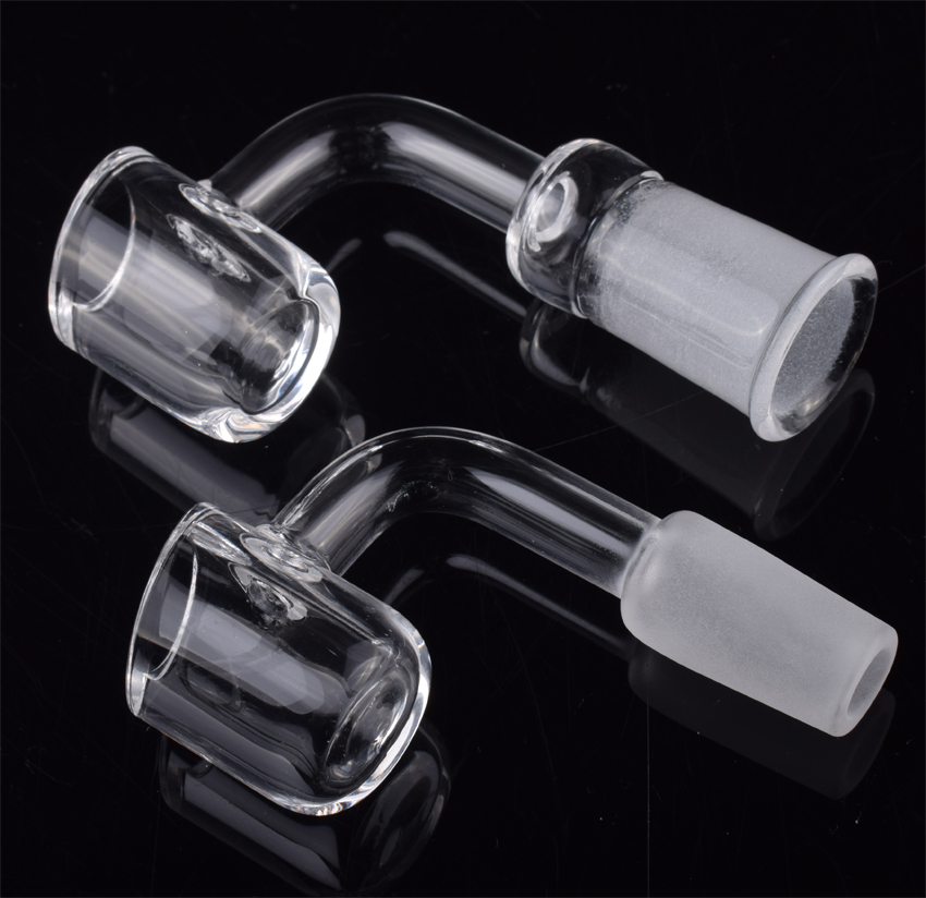 

Female Male 10 14 18 mm Quartz Nail 4mm Thick Male Female 100% Pure Quartz Banger Nail Domeless Nail