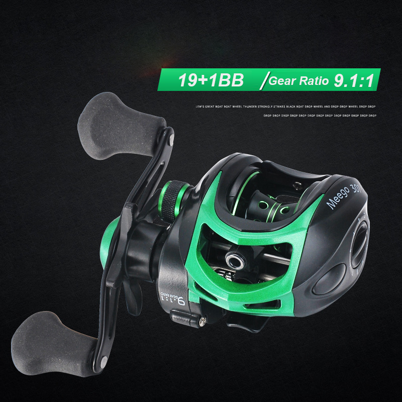 

Baitcasting Reels Ultra Lightweight Fishing Reels with 19+1 Corrosion Resistant Bearings 17.6 lb Drag Power 9. Gear Ratio