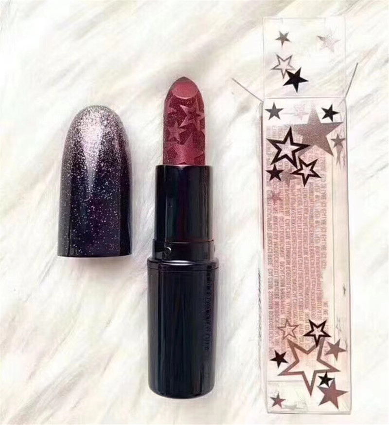 

Top quality Brand M Starring you Matte metal Lipstick 2 colors name Walk of flame /Gold Star