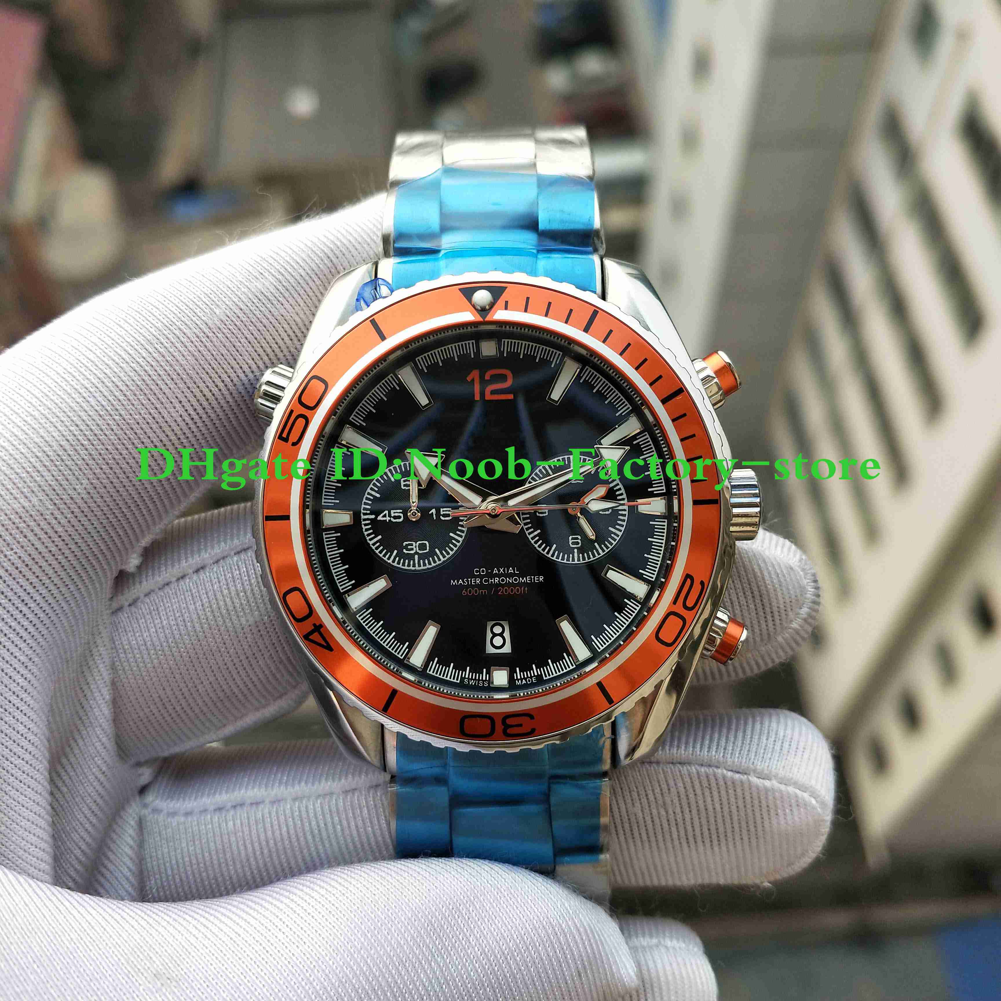 

Factory Photographs 600M Watch Co-Axial Planet Ocean 232.30.46.51.01.002 VK Quartz Chronograph Working Steel Wristwatches Mens Watches