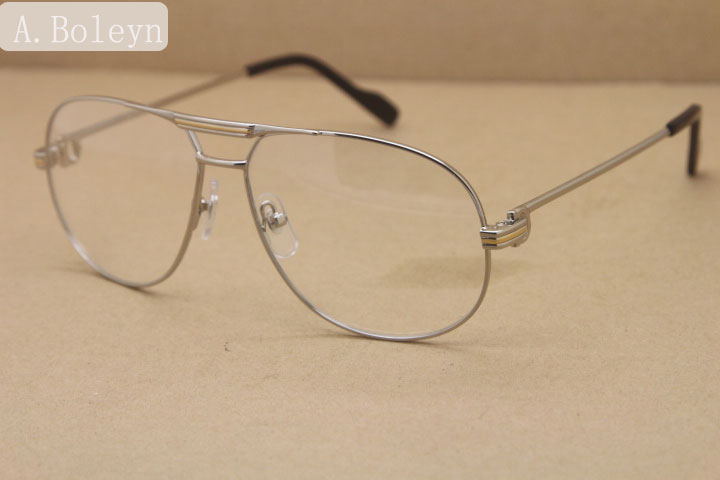 

Wholesale- 1038366 Full frame metal Eyeglasses oculos de grau masculino Frame Size: 59-12-140mm