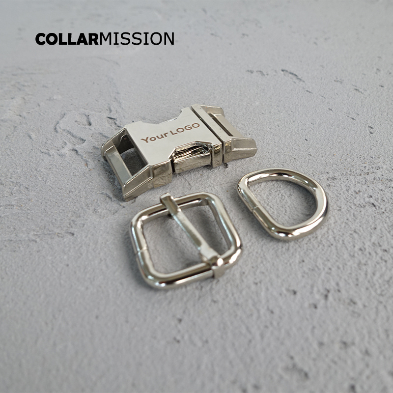 

(metal buckle+adjust buckle+D ring/set) 20mm environmental engraved buckle, We provide laser engraving service customize LOGO