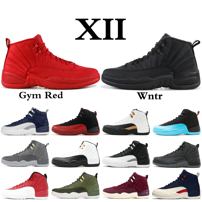 

2019 XII 12 Mens Basketball Shoes Wntr PRM CNY Gym Red Playoff The Master 12s stylist Shoes Sport Sneakers Trainers 40-47, C11-ovo
