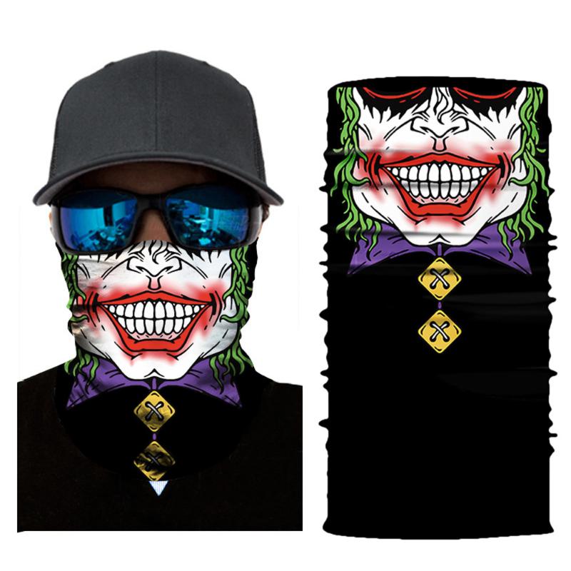 

Cycling Caps & Masks 25# Windproof Protection Uv Bandana Motorcycle Neck Tube Ski Scarf Face Balaclava Halloween Party Head