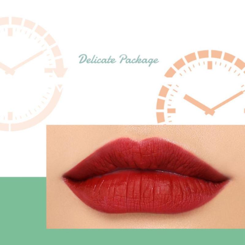 

Matte Lipstick Korea Makeup Full Size Baby Pink Lipstick For Women Up Health Long Stick Make Beauty Lip Waterproof Lips Las B8W7, Army green