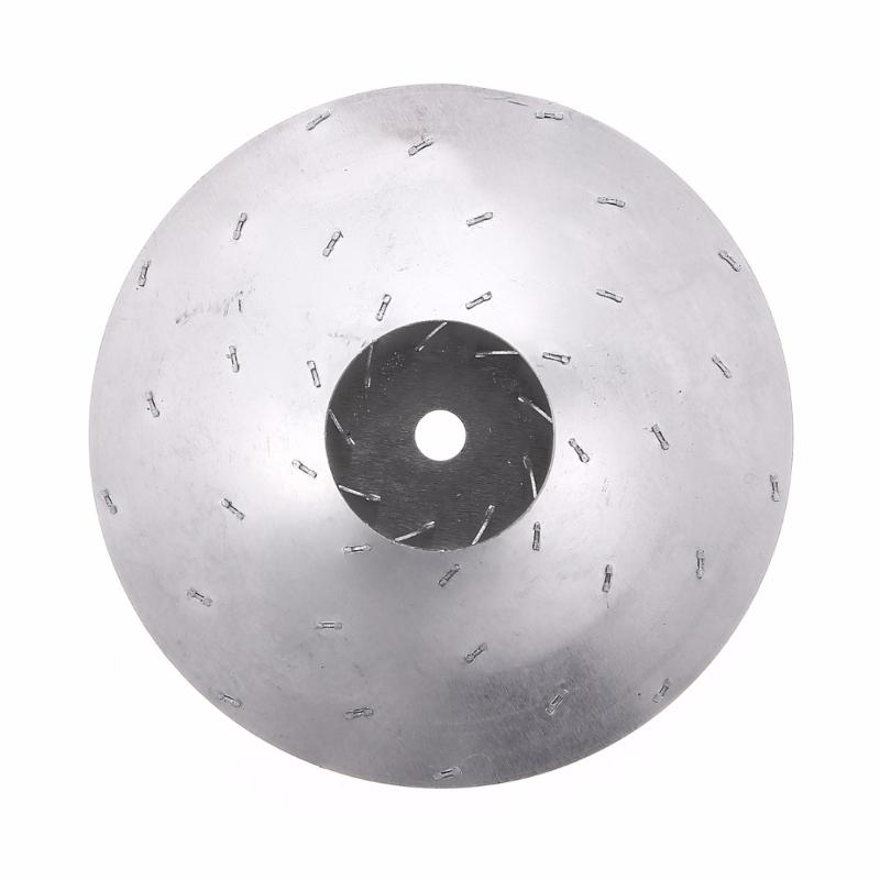 

1pc Vacuum Cleaner Motor Fan Blade 8mm Hole Wind Wheel Impeller Part Aluminum Silver Diameter 125mm