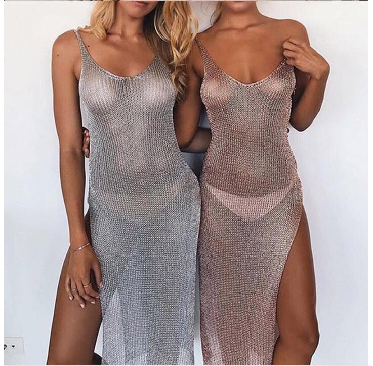 

Tassel Lace Sexy Cover Up Bikini Women Swimsuit Cover-up Beach Bathing Suit BeachWear Knitting Swimwear Casual Mesh Beach Dress Tunic Robe, Black;gray