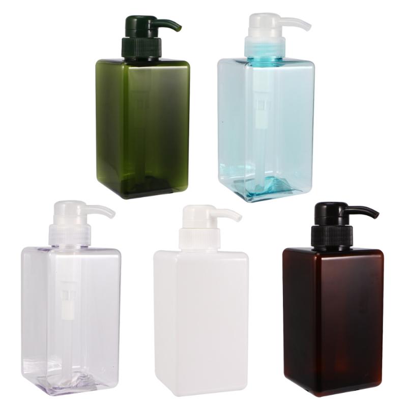 

5pcs Emulsion Bottles Portable Sub Packaging Bottles Lotion Containers Empty Storage Bottle for Outdoor Travel (450ml, Random Co