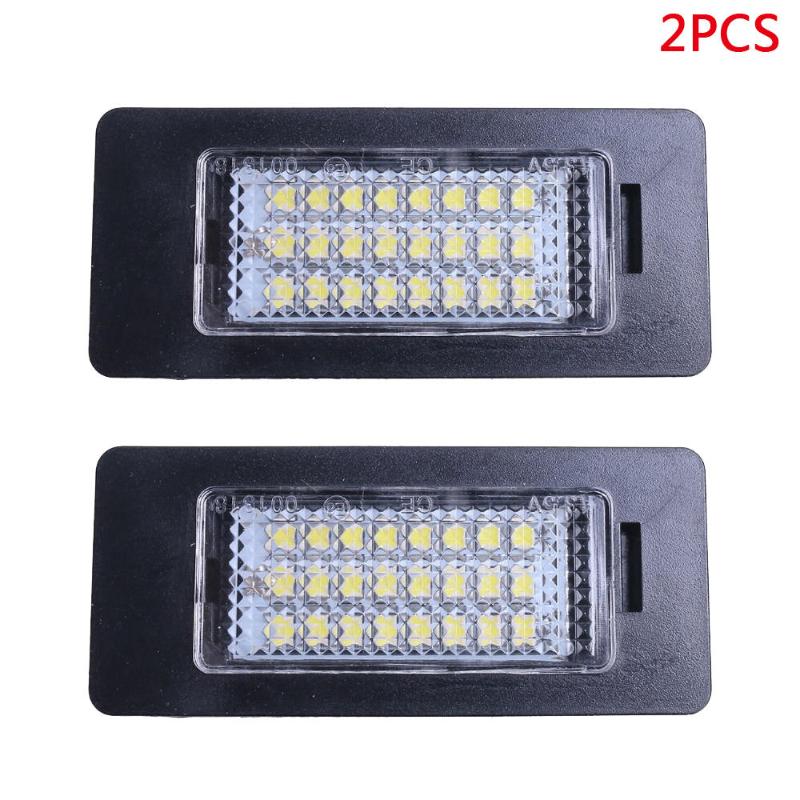 

2Pcs 24 LED Error Free License Plate Light Lamp for E92 E93 E90 E61 E60 E39, As pic