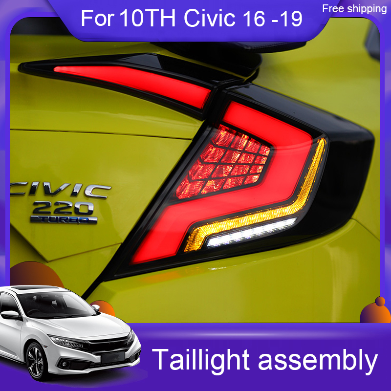 

car cars tail lights for honda civic g10 taillights 10th sedan 12v led car tail lights taillight rear lamp