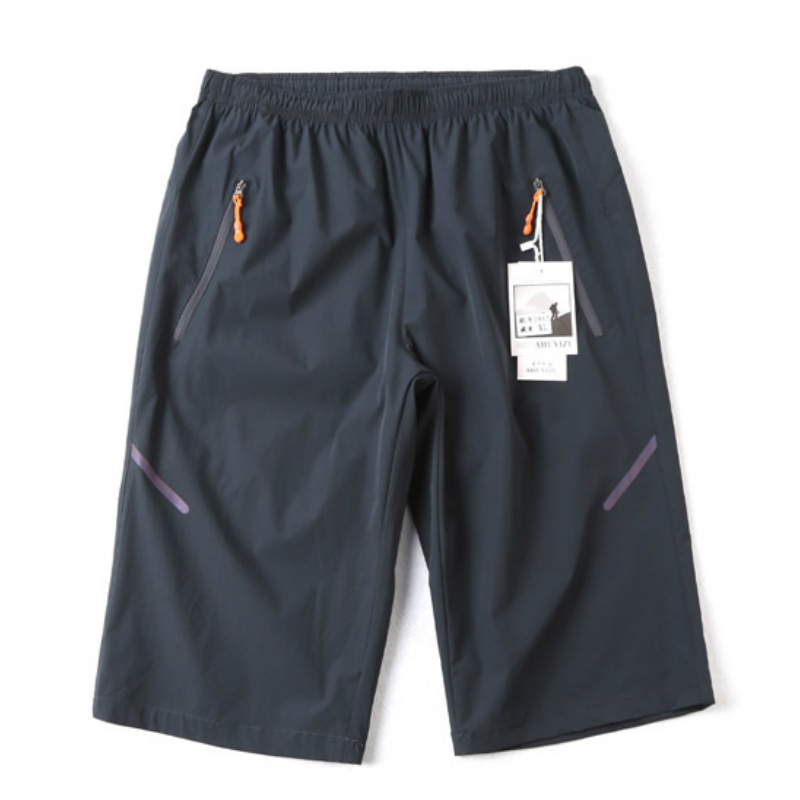 

Korea Summer Outdoor Tactical Hiking Shorts for Men Quick Drying Super Light Elastic Breathable Travel Shorts Man Sport, Black