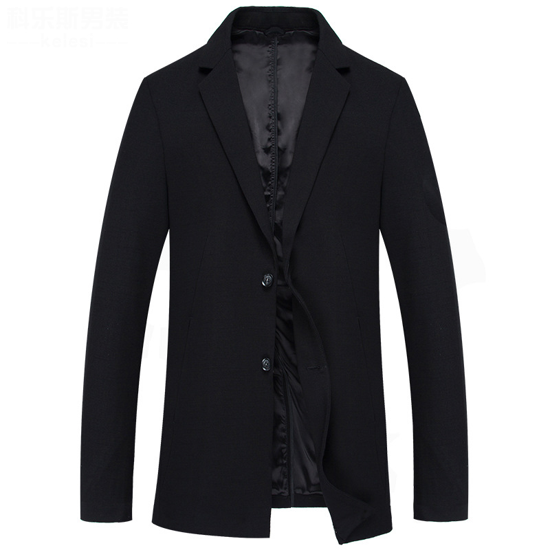 

2018 New Casual Good Quality Mens Blazer Jacket, Black