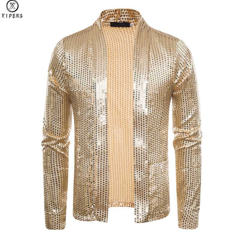 black sequin cardigan sweater