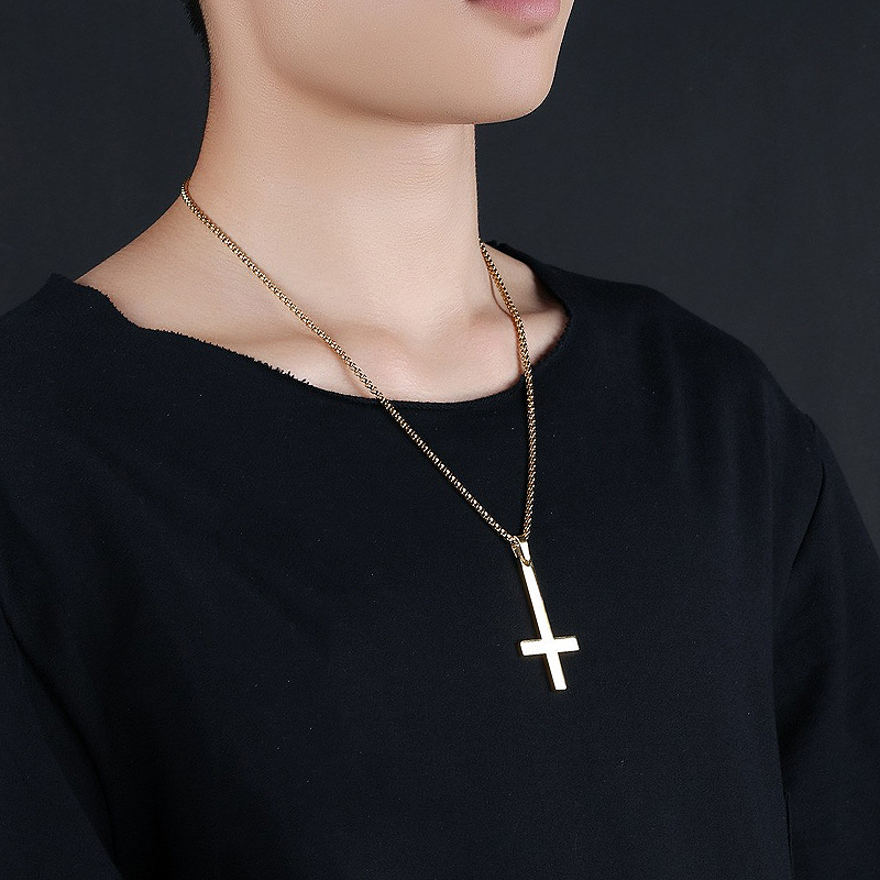 2020 Fashion Stainless Steel Inverted Cross Pendant Necklace Punk Jewelry Chain For Men Women Anti Gift From Mart002 2 54 Dhgate Com - Inverted Crucifix Pendant 2020 Fashion Stainless Steel Inverted Cross Pendant Necklace Punk Jewelry Chain For Men Women Anti Gift From Mart002 2 54 Dhgate Com - Inverted Crucifix Pendant